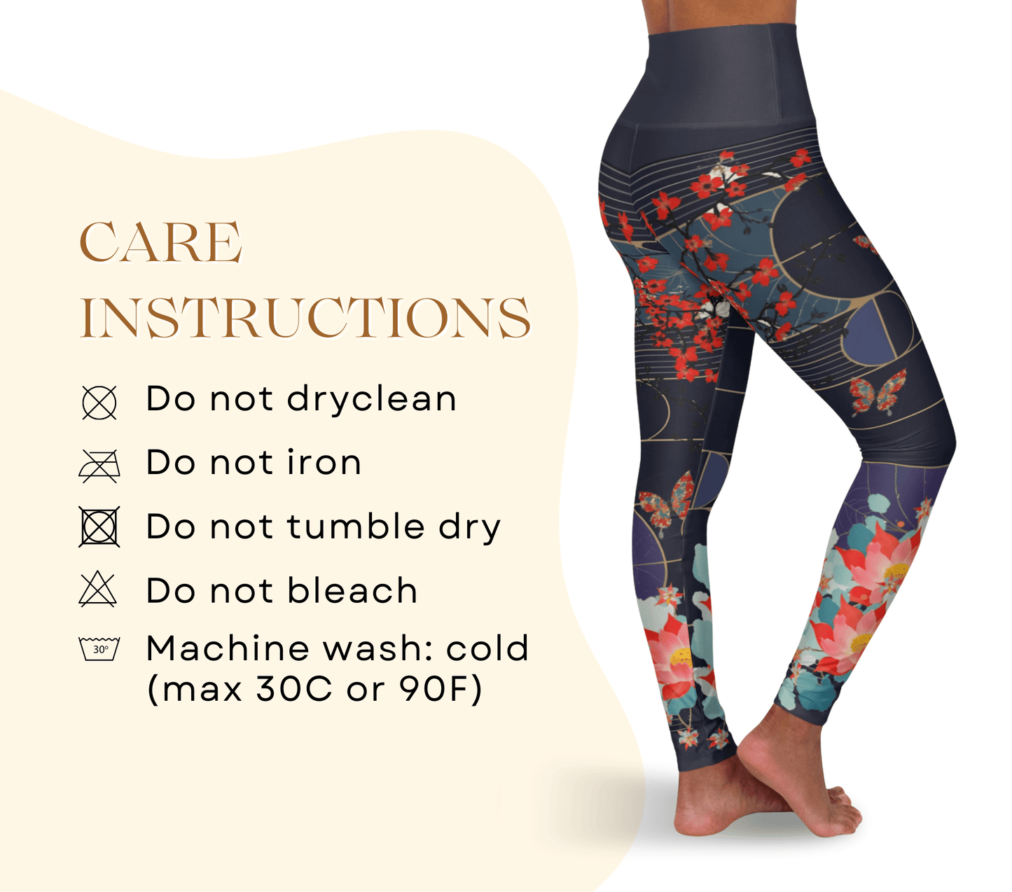 Kila Floral Yoga Pants Leggings for Women