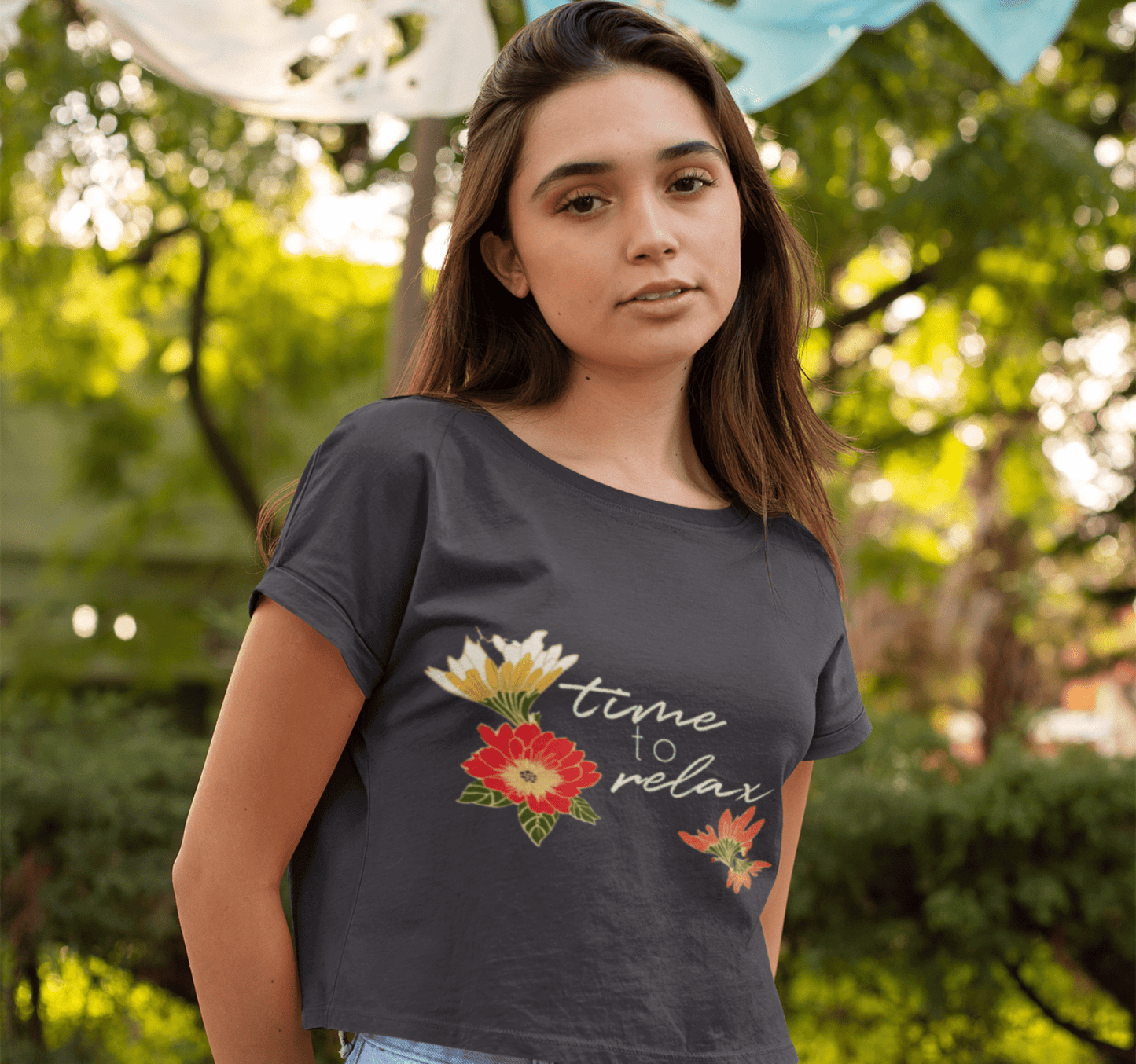 Willow Time to Relax Yoga Crop Top Shirt for Women