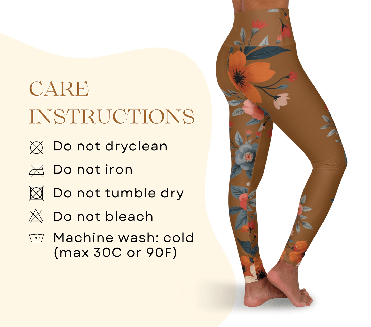 Ayer Floral Yoga Pants Leggings for Woman