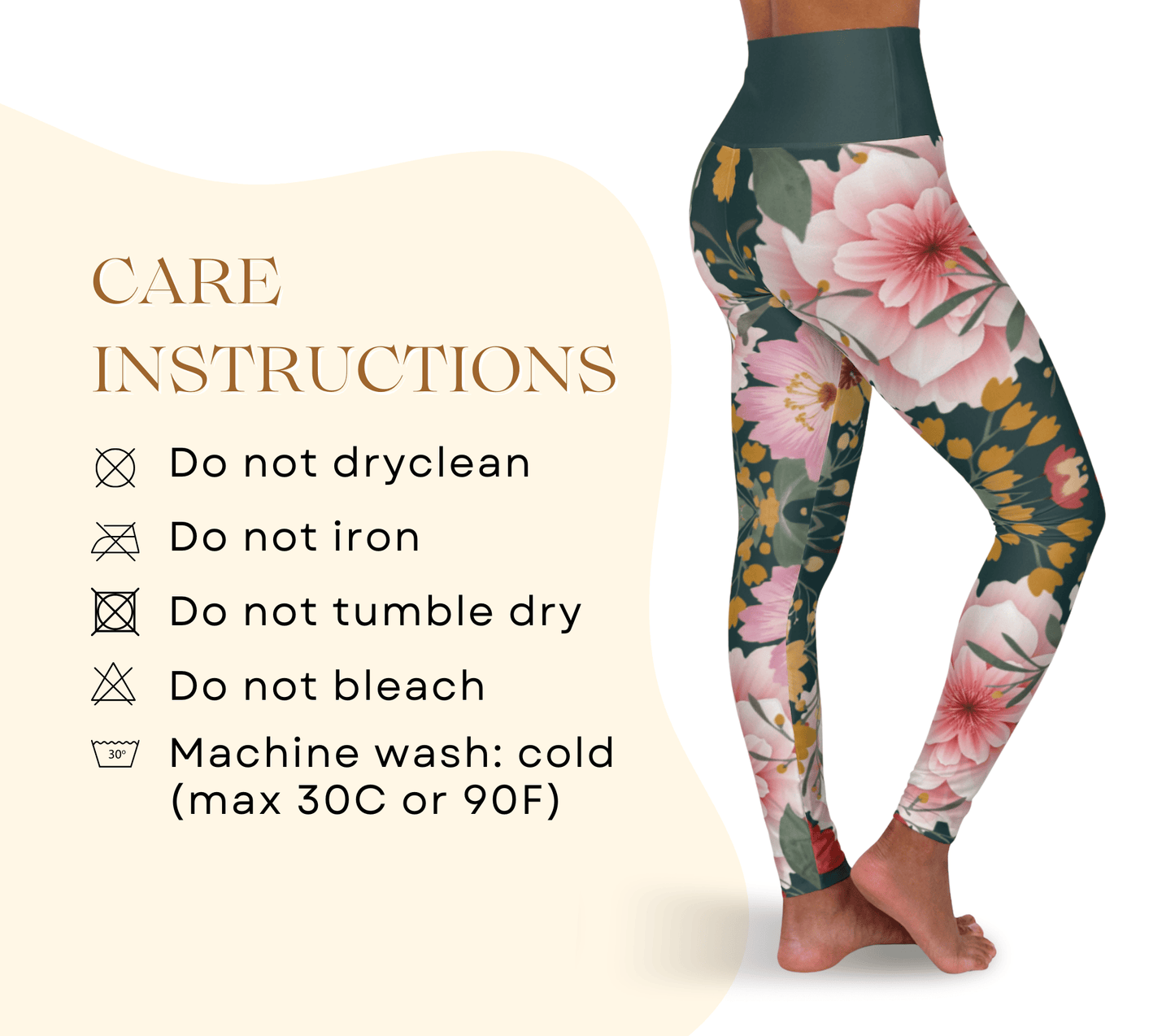 Rigby Floral Yoga Pants Leggings for Women