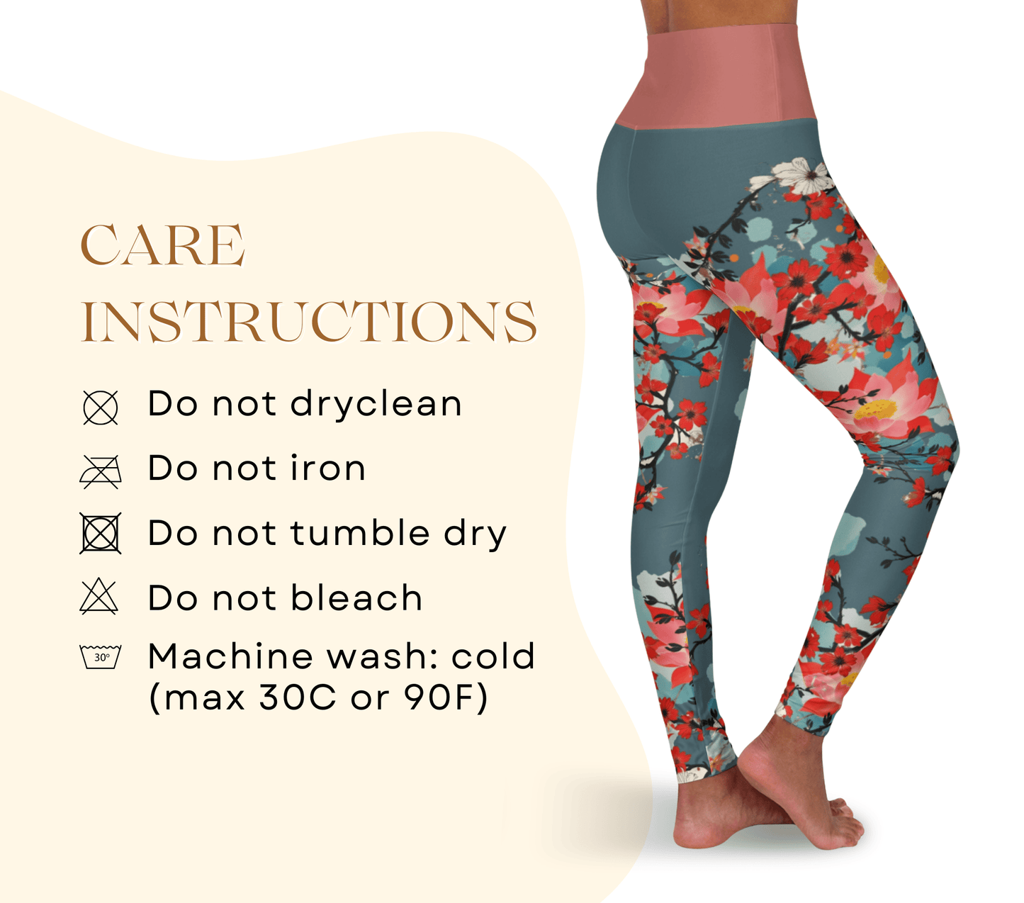 Blush Yoga Pants Leggings for Woman