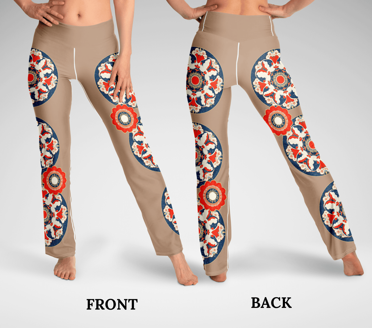 Cove Mandala Flare Yoga Pants Leggings for Women