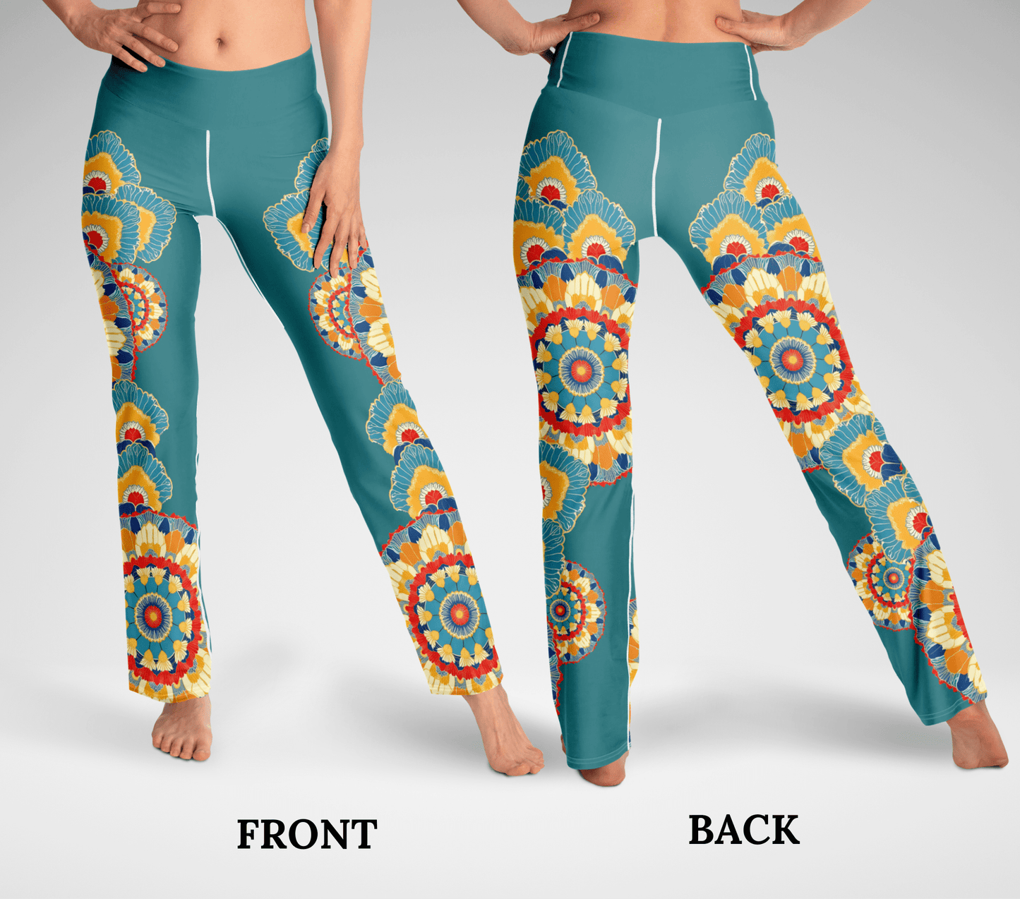 Kaia Mandala Flare Yoga Pants Legging for Women