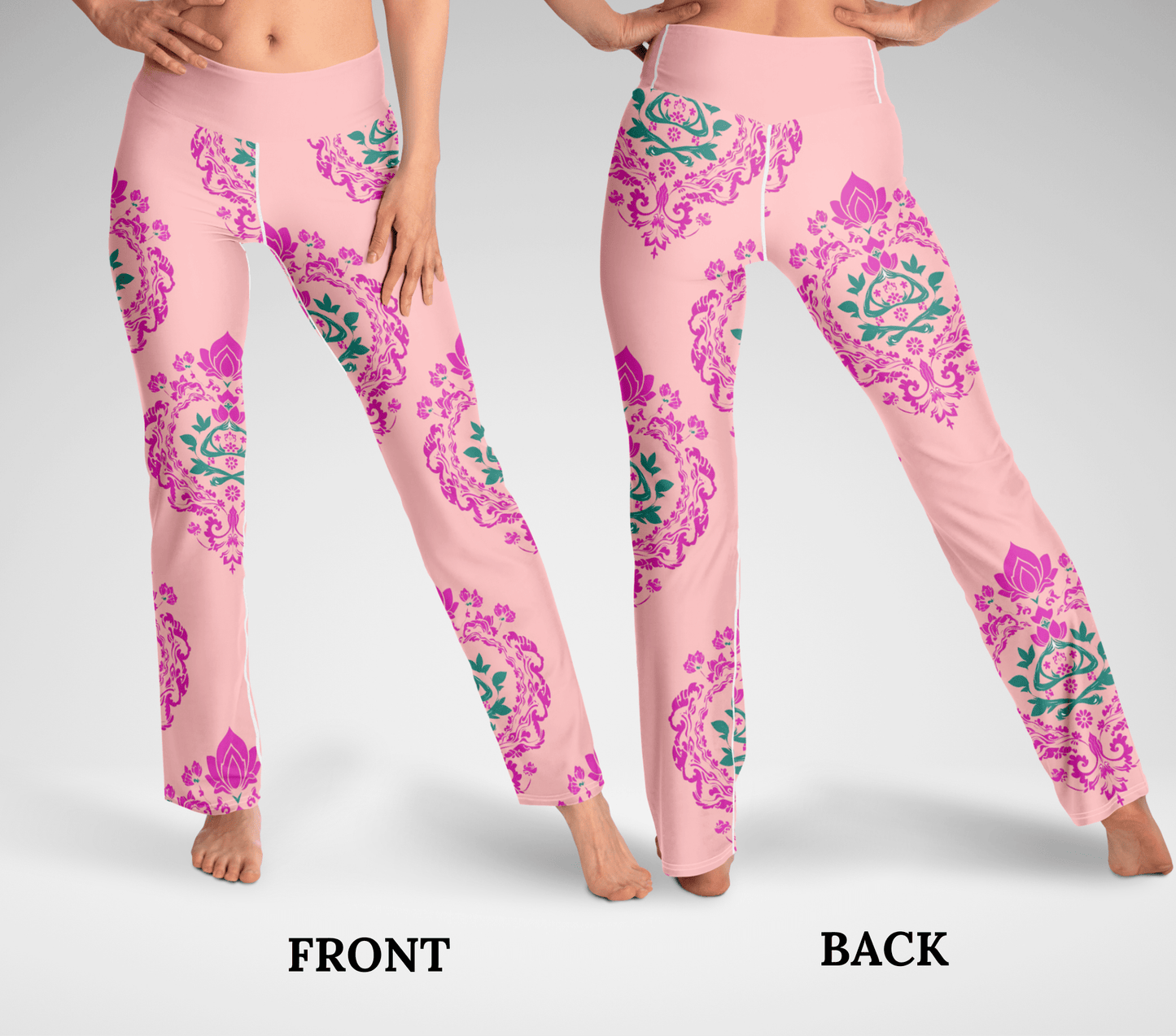 Mira Mandala Flare Yoga Pants Leggings for Women