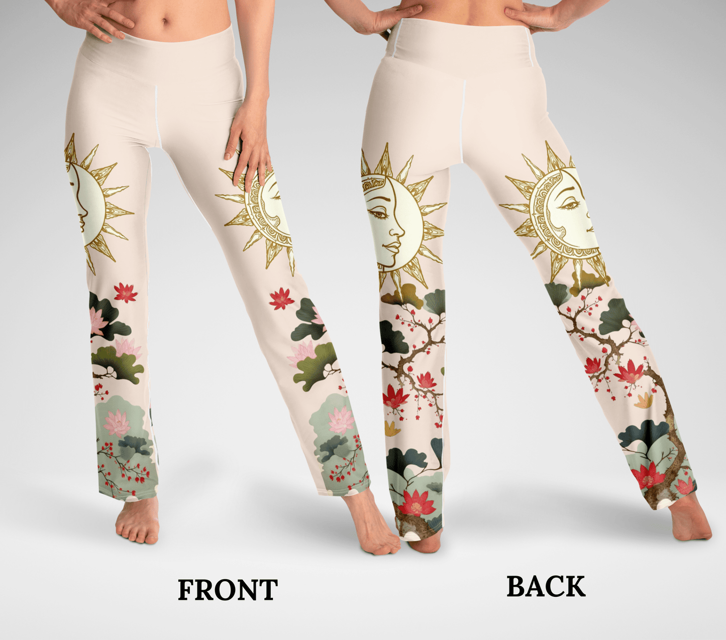 Bronte Nature Flare Yoga Pants Leggings for Woman