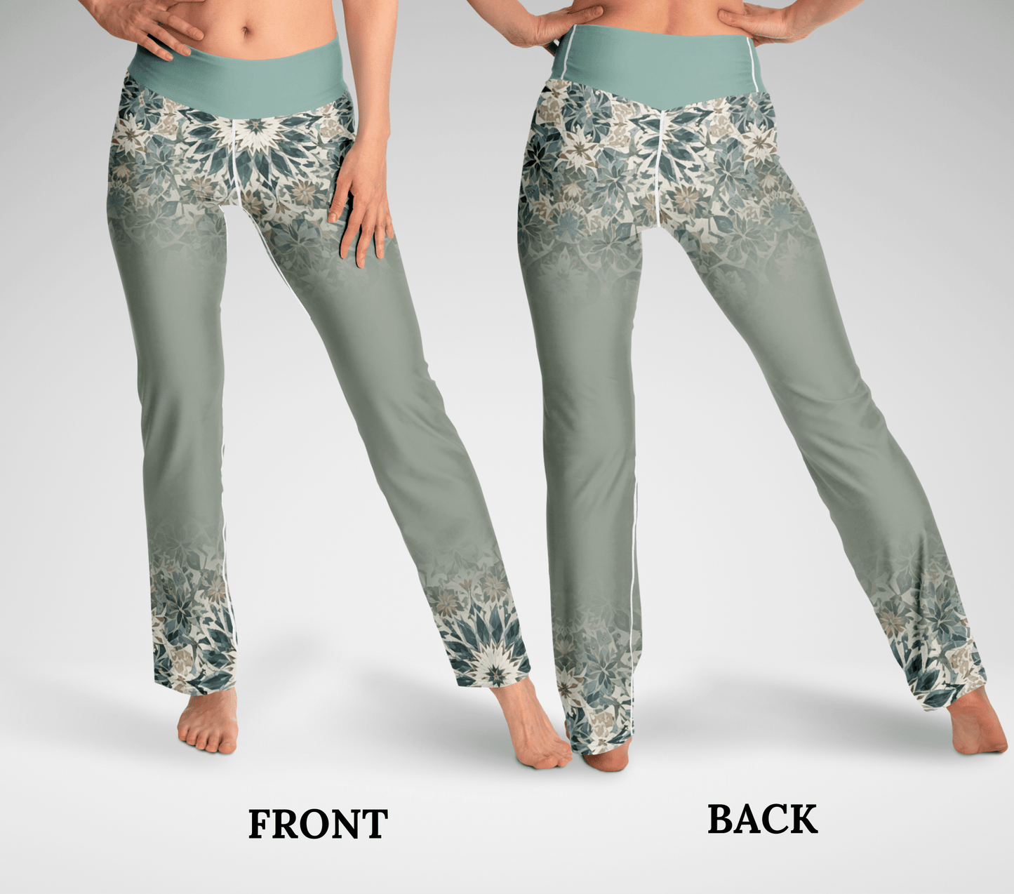 Lisa Mandala Flare Yoga Pants Leggings for Women