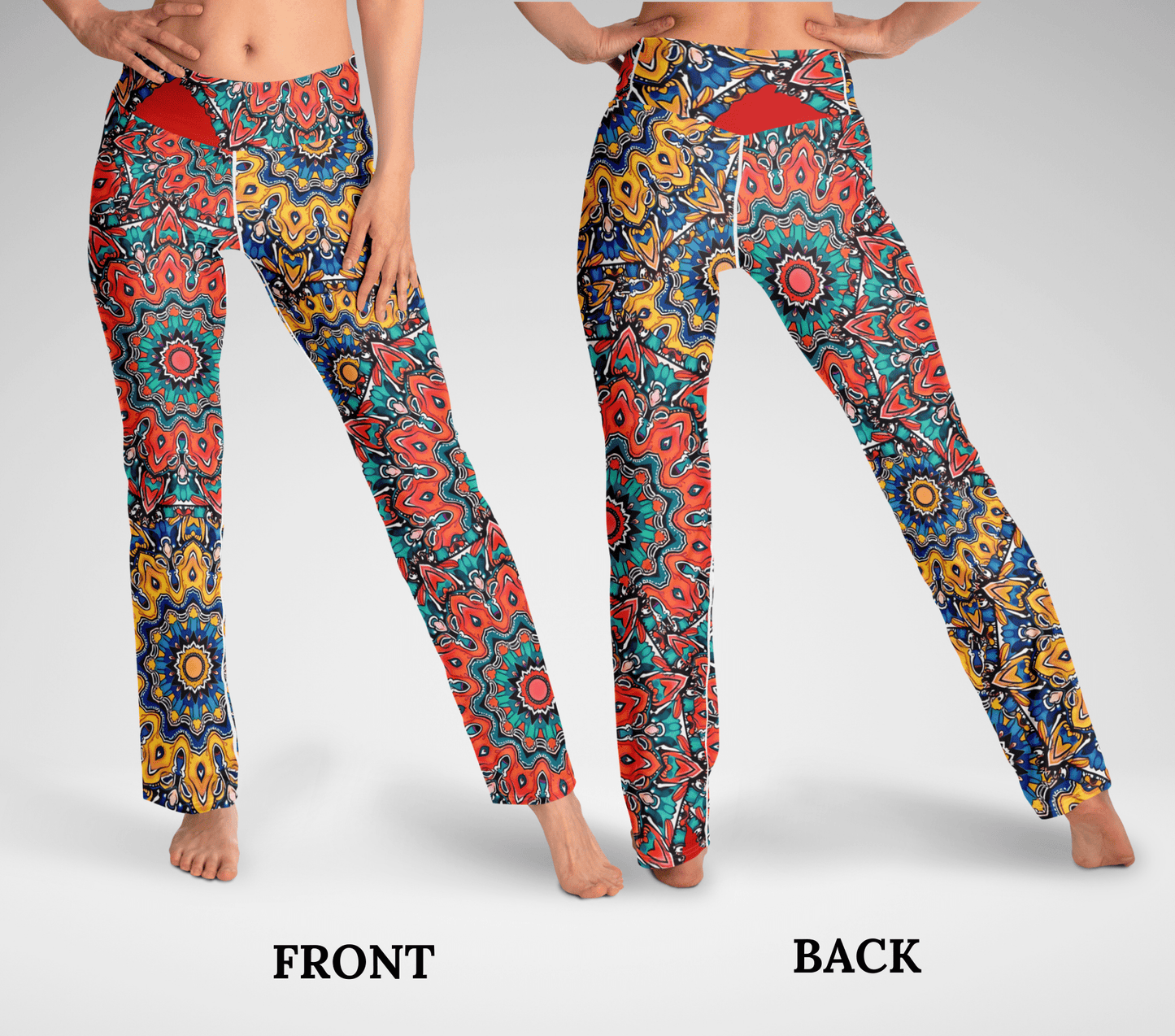 Bloom Flare Yoga Pants Leggings for Women
