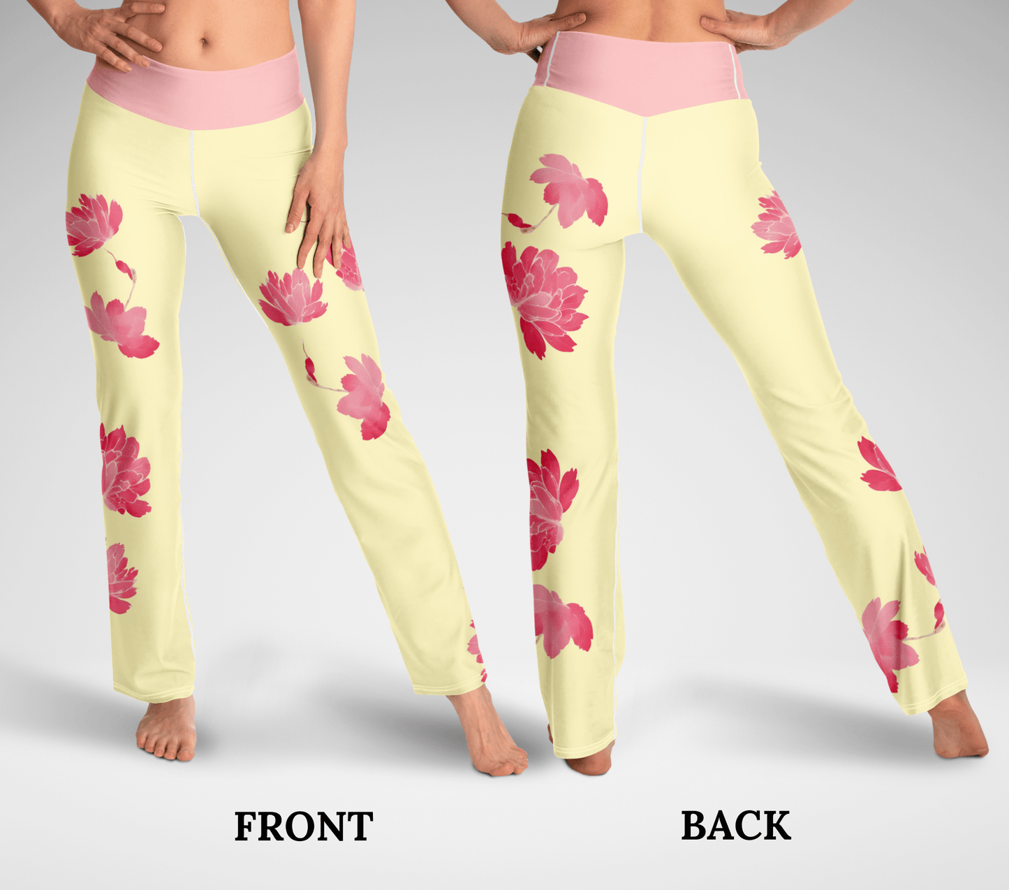 Lianna Lotus Flare Yoga Pants Leggings for Serenity and Grace in Every Move