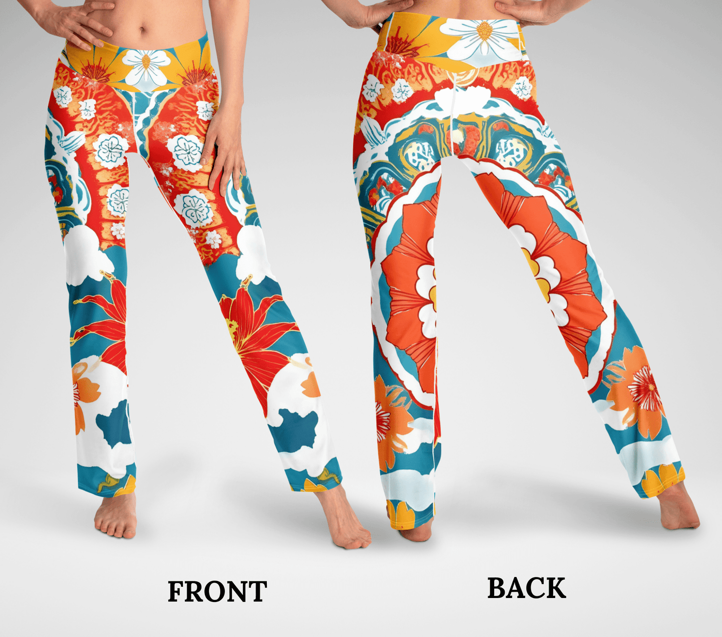 Zenilla Flare Yoga Pants Leggings for Women