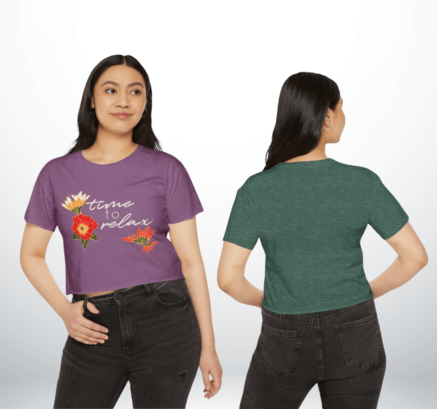 Willow Time to Relax Yoga Crop Top Shirt for Women