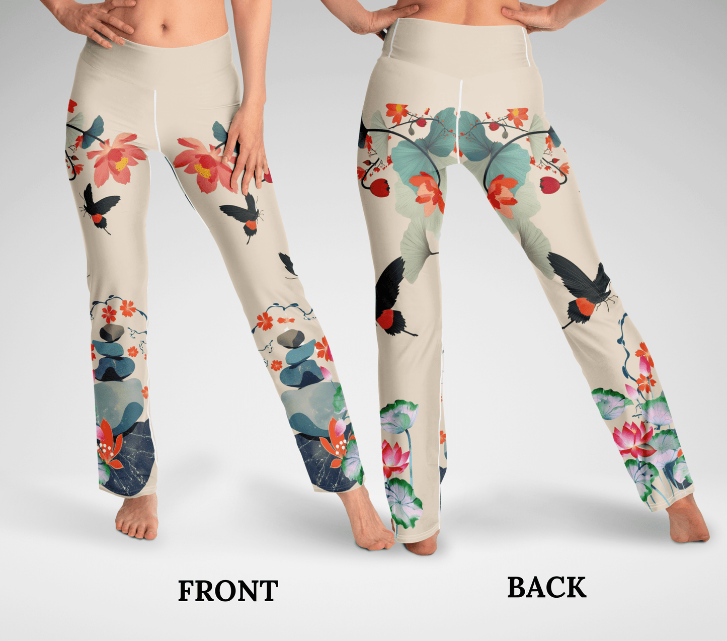 Lina Nature Flare Yoga Pants Leggings for Woman
