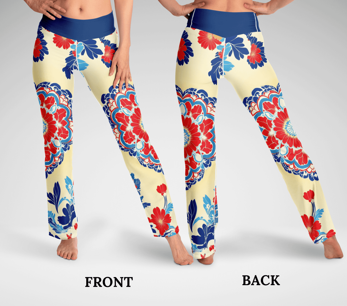 Bozzra Flare Yoga Pants Leggings for Woman