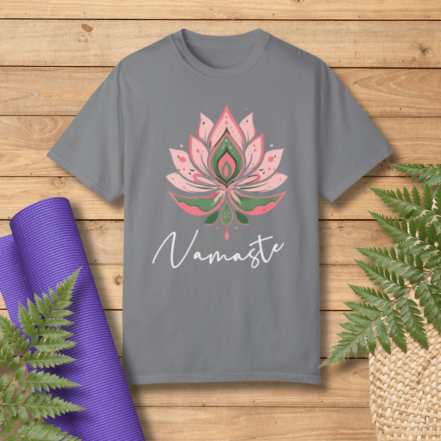 Namaste Floral Yoga Tee