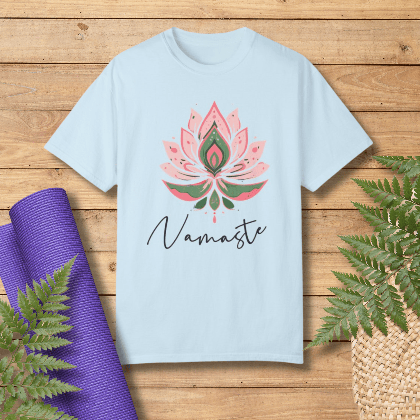 Namaste Floral Yoga Tee