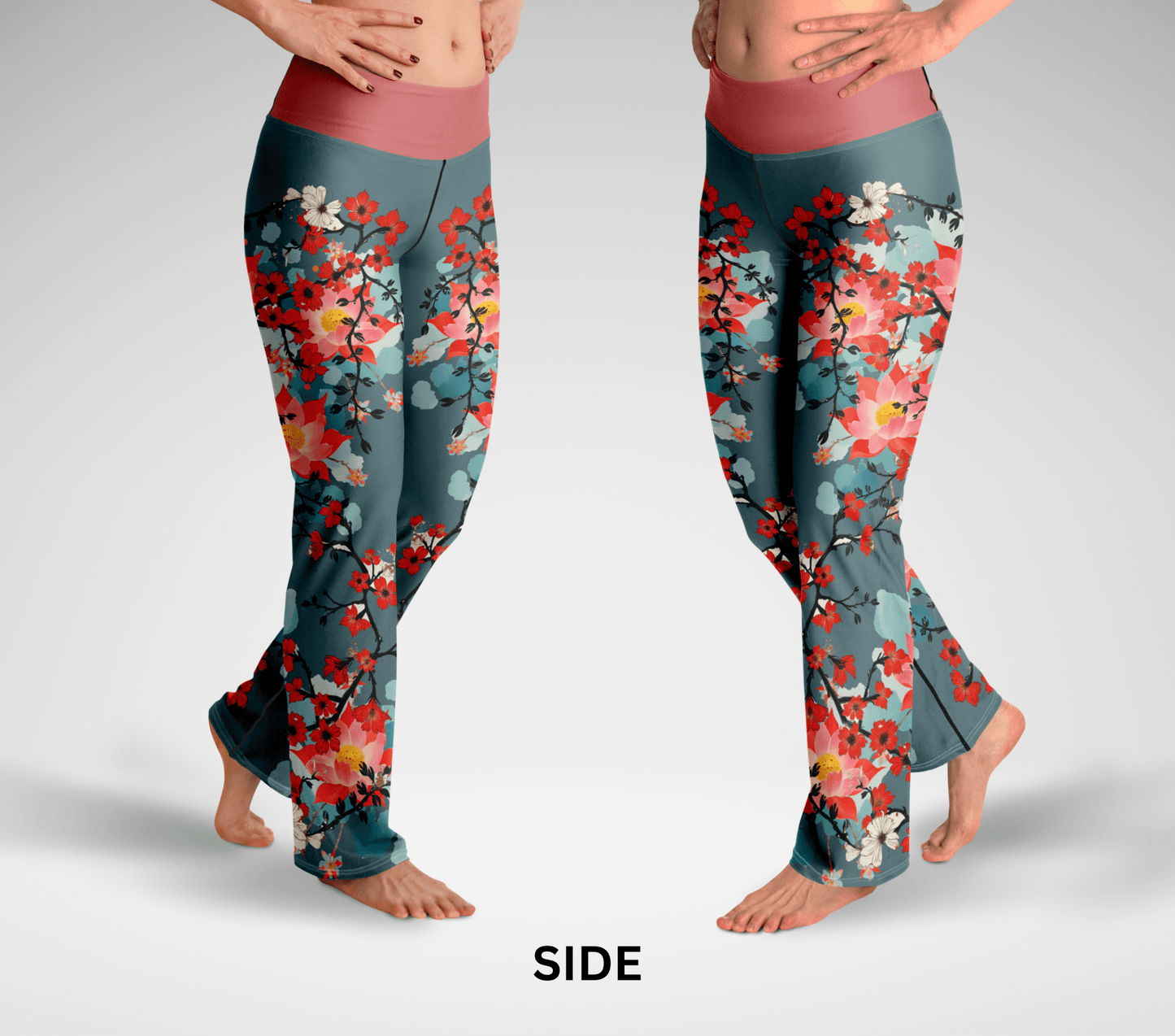 Blush Flare Yoga Pants Leggings for Woman