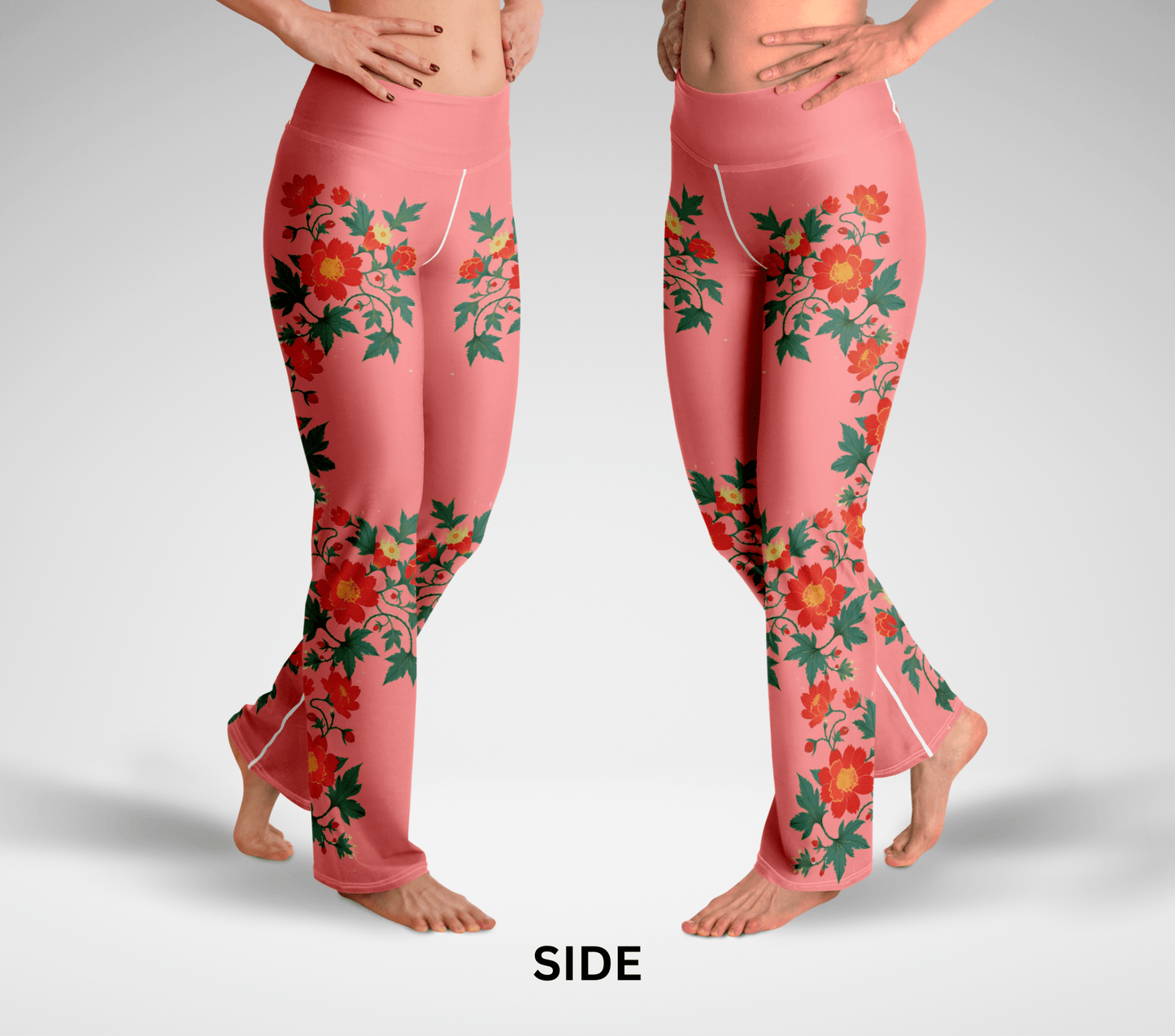 Willfrith Floral Flare Yoga Pants Leggings for Women