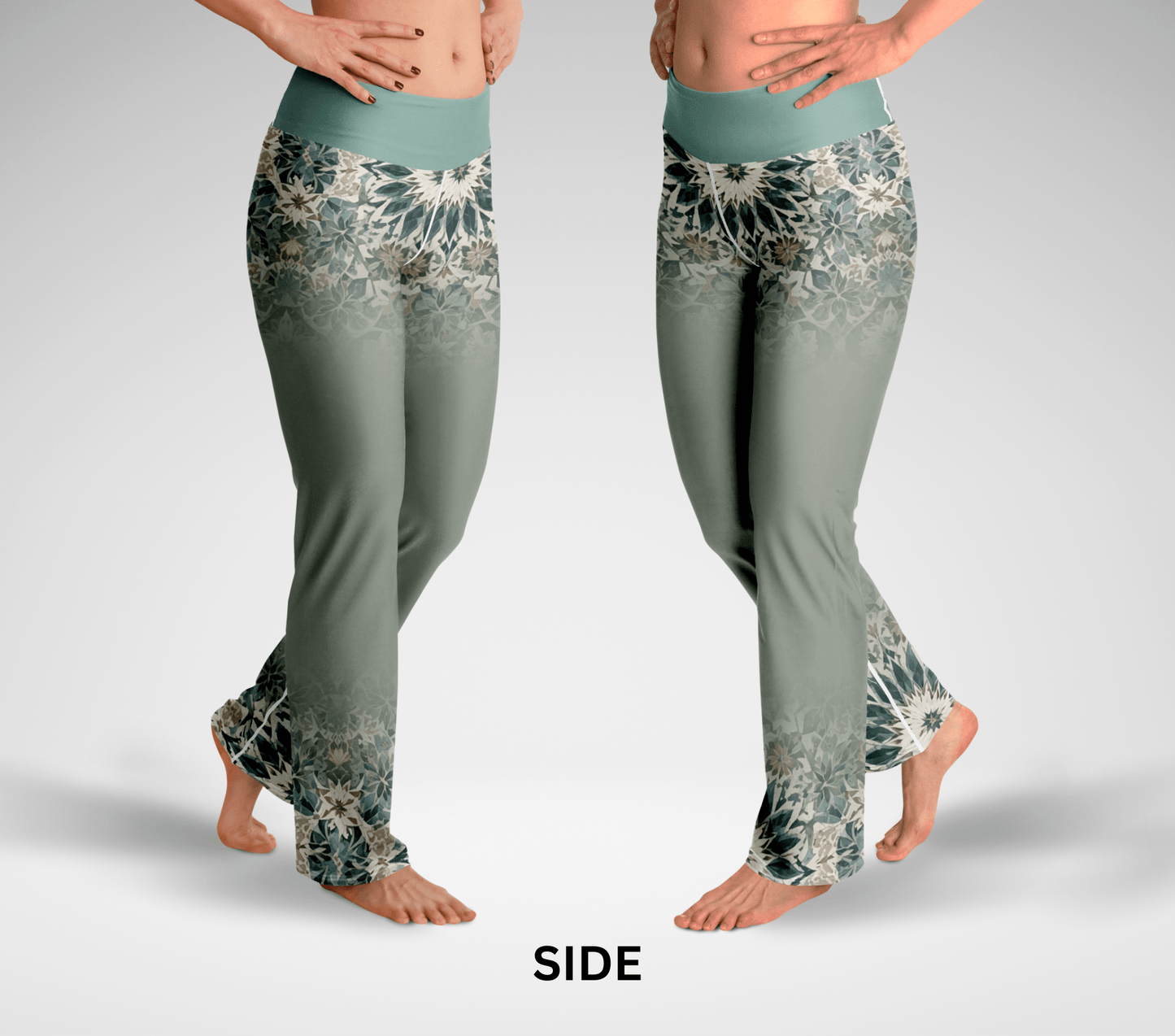 Lisa Mandala Flare Yoga Pants Leggings for Women