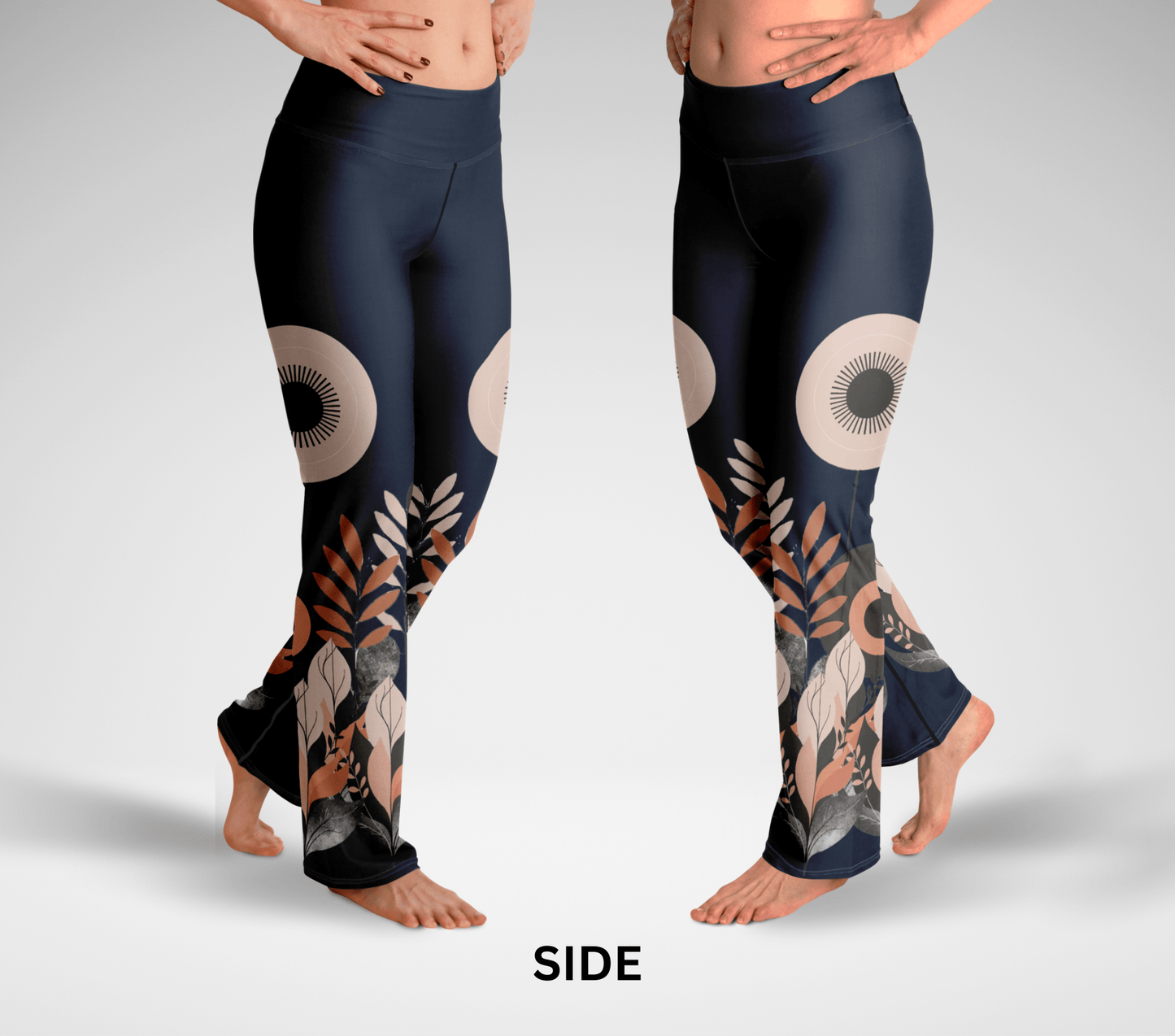 Fluran Retro Flare Yoga Pants Leggings for Women