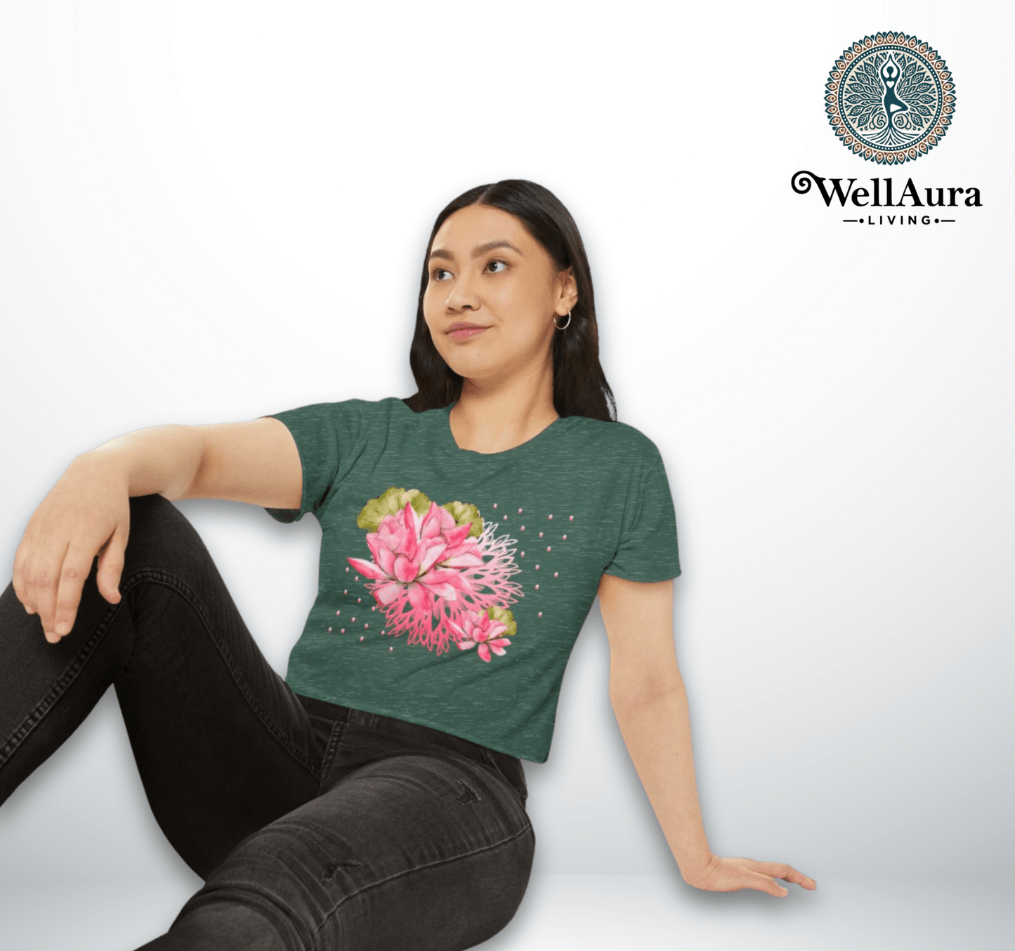 Parade Of Lights Yoga Shirt Crop Top for Women