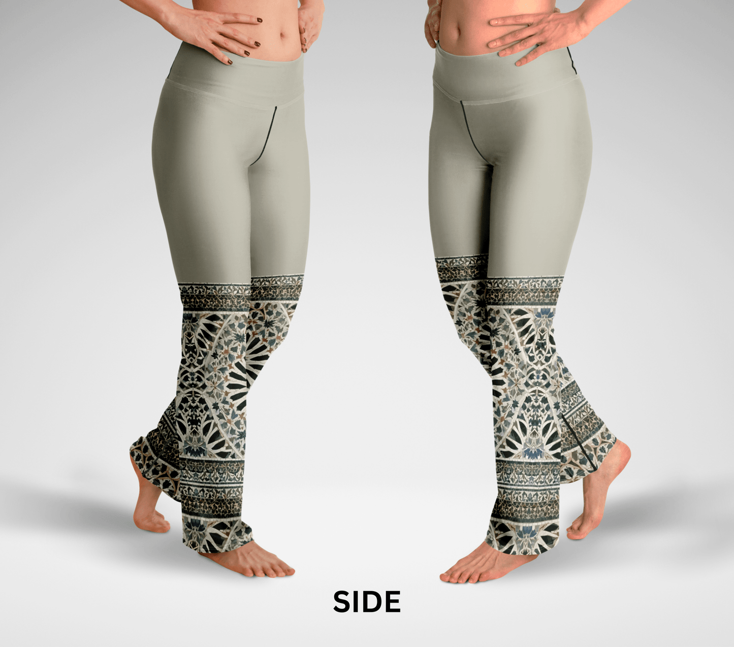 Indiri Mandala Flare Yoga Pants Leggings