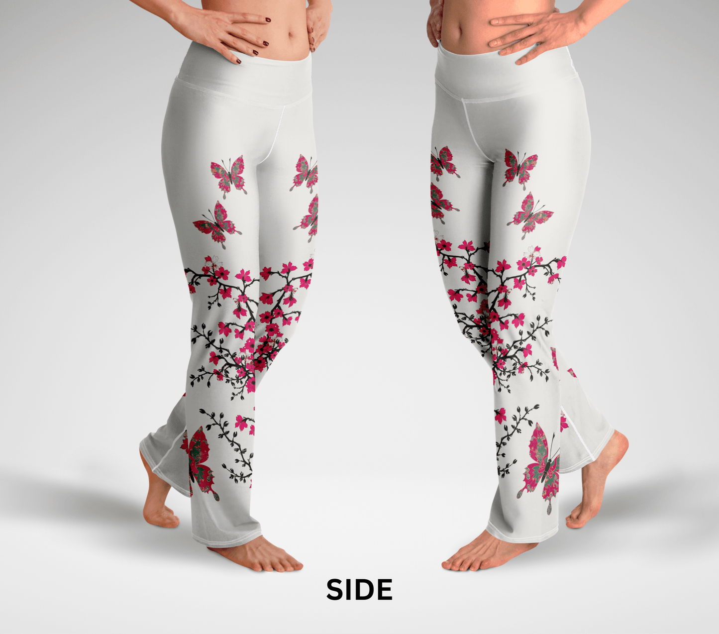 Dapodil Butterfly Blossom Leggings Floral Yoga Pants WellAura Activewear