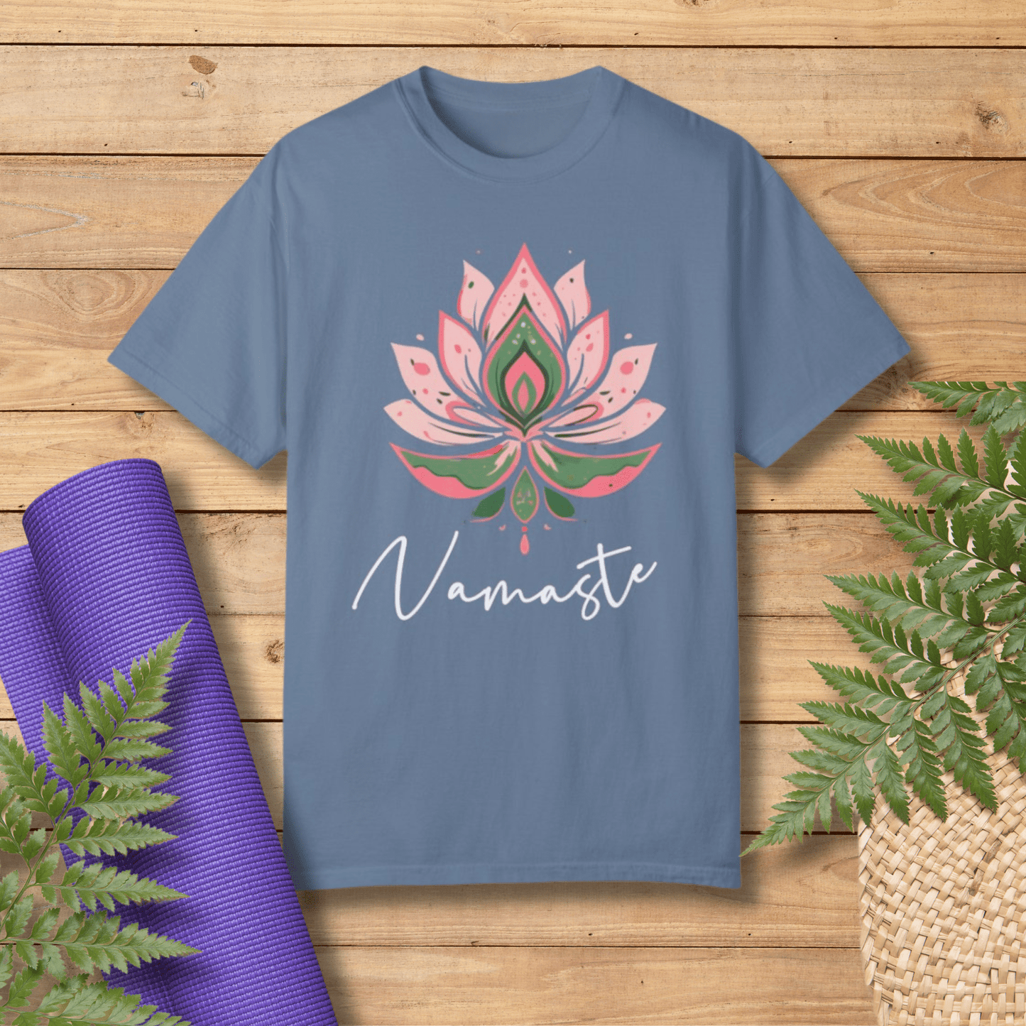 Namaste Floral Yoga Tee