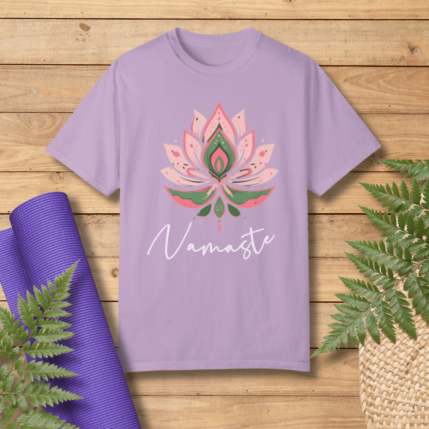 Namaste Floral Yoga Tee