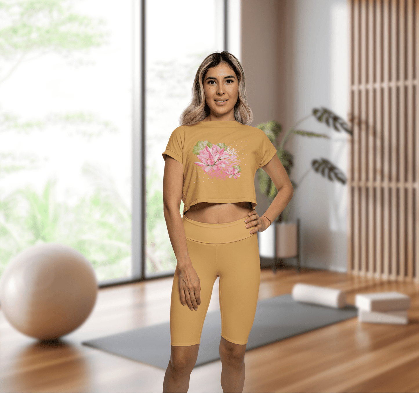 Parade Of Lights Yoga Shirt Crop Top for Women