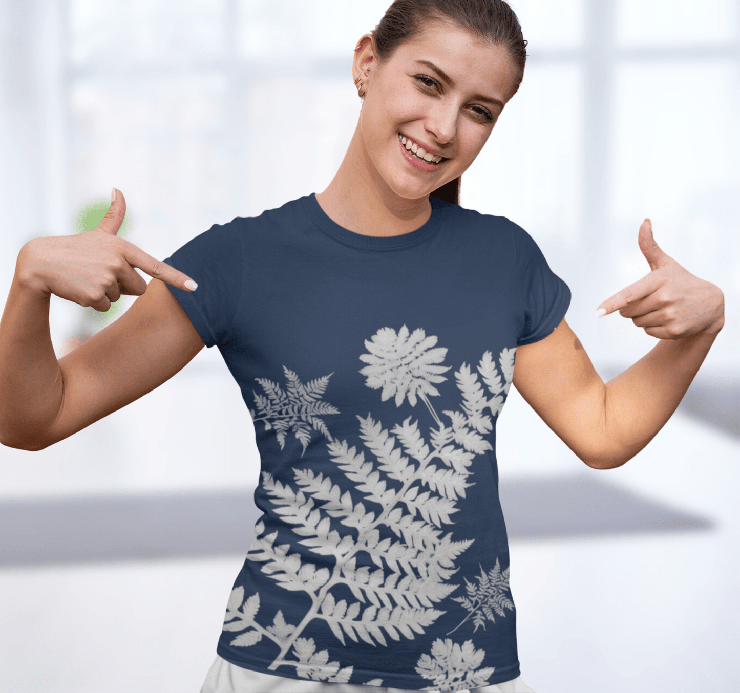 Ianthe Leaf Jersey Tee