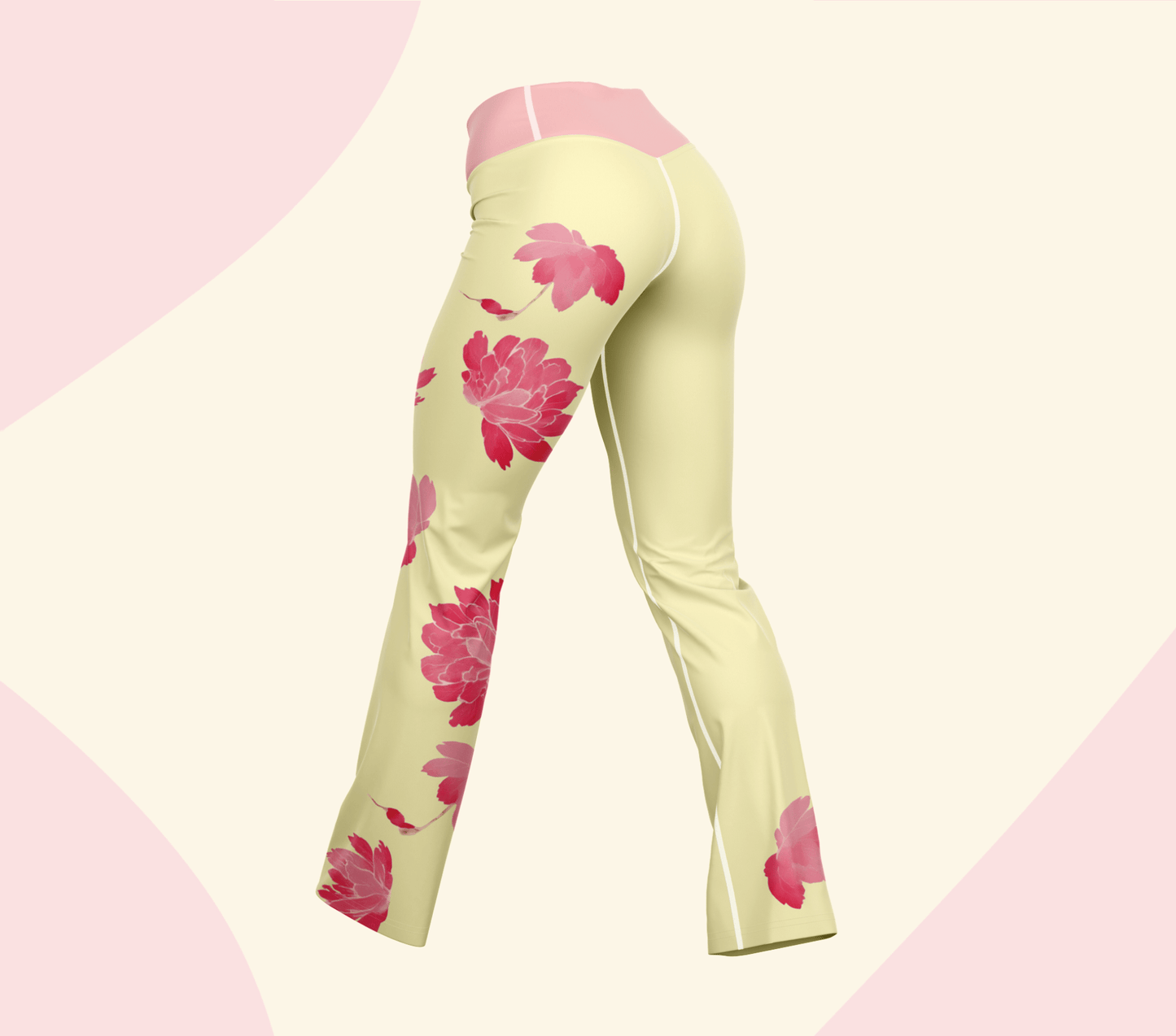 Lianna Lotus Flare Yoga Pants Leggings for Serenity and Grace in Every Move