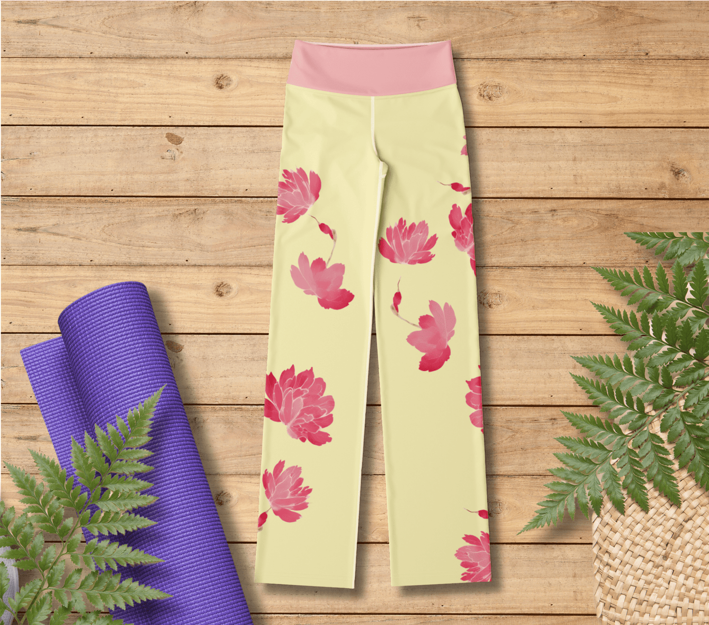 Lianna Lotus Flare Yoga Pants Leggings for Serenity and Grace in Every Move