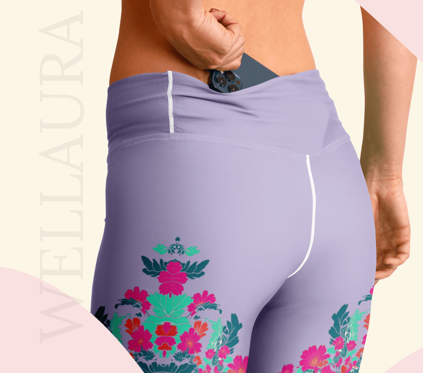 Fen Floral Flare Yoga Pants Leggings for Woman