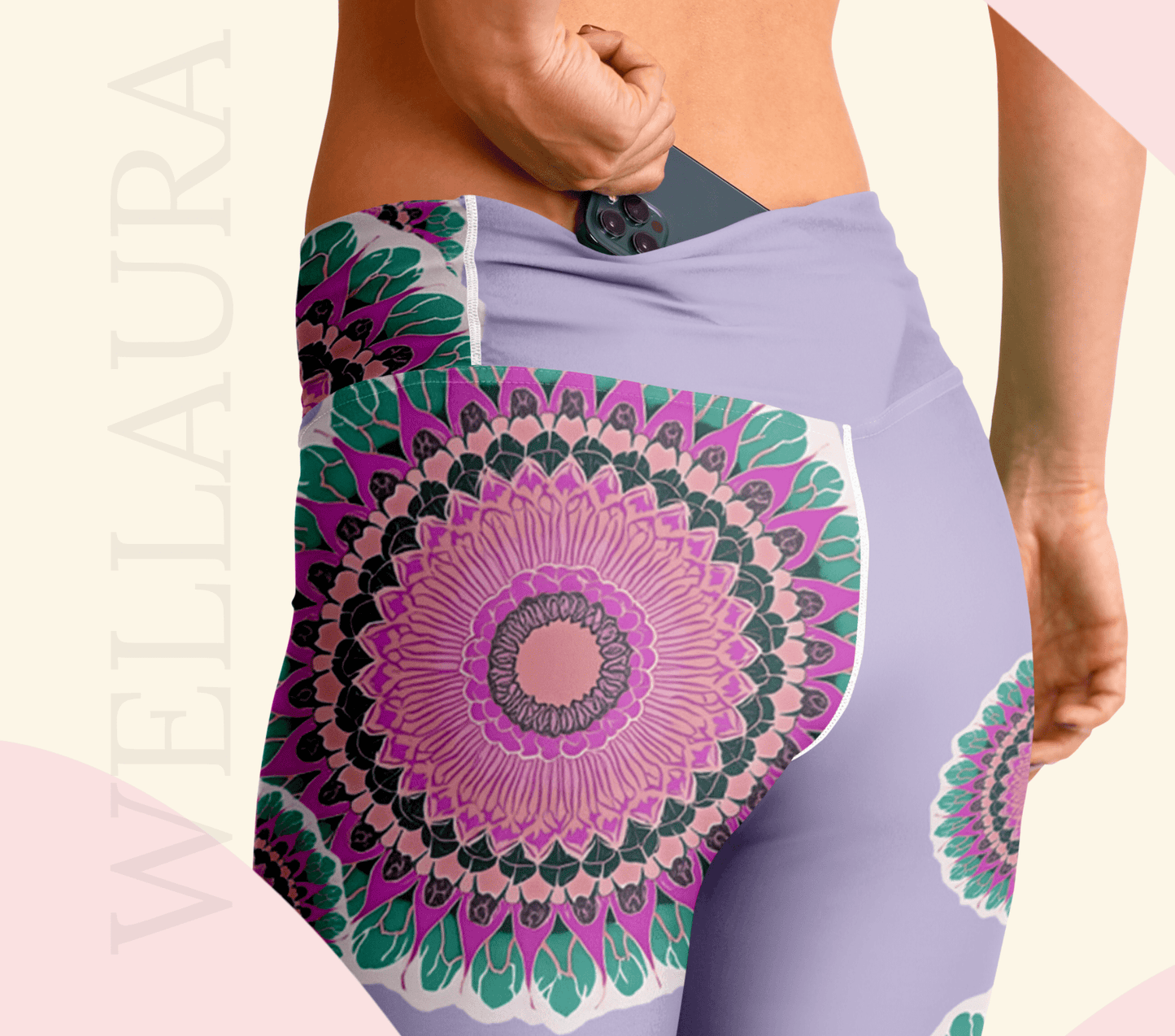 Inti Mandala Flare Yoga Pants Leggings for Women