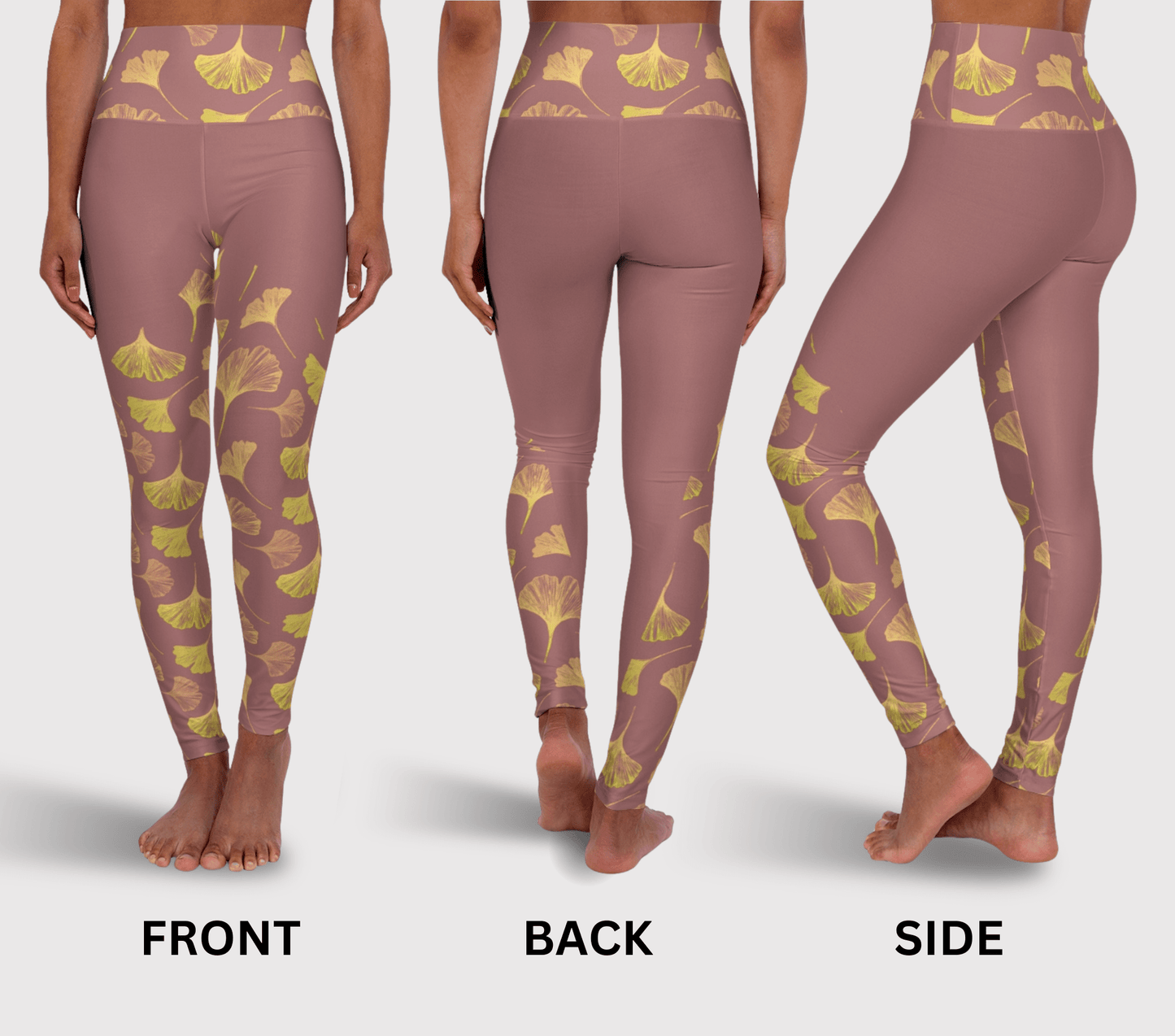 Ginkgo Fleur Yoga Pants Leggings