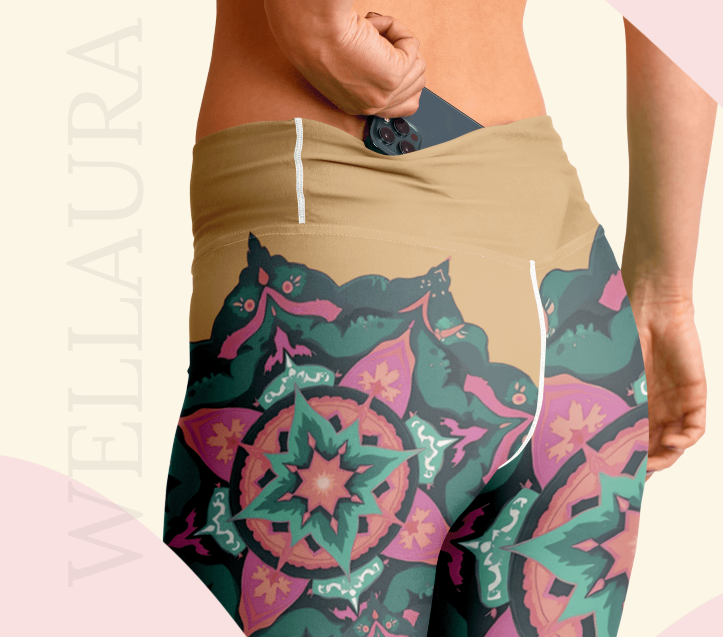 Burke Mandala Flare Yoga Pants Leggings for Women