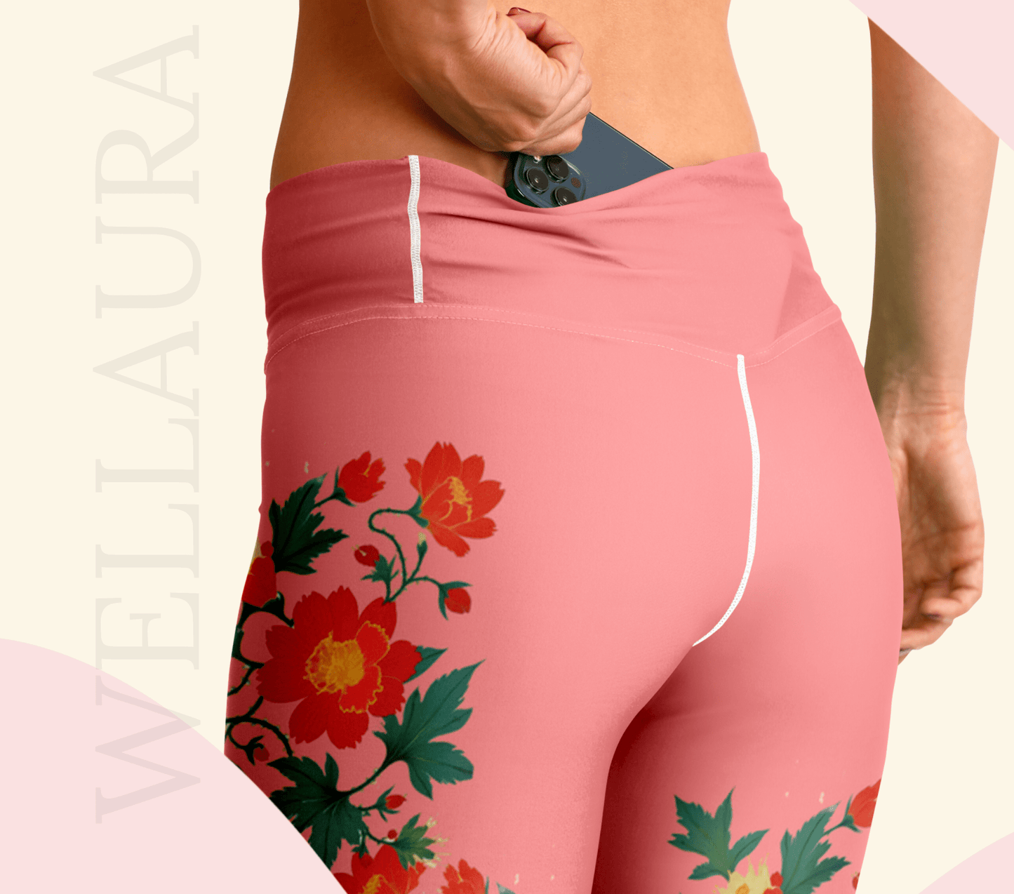 Willfrith Floral Flare Yoga Pants Leggings for Women