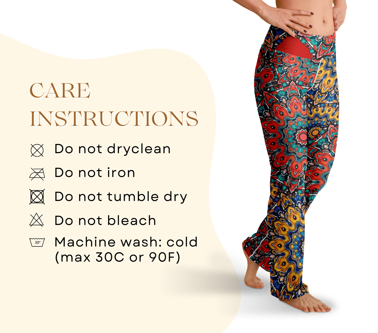 Bloom Flare Yoga Pants Leggings for Women
