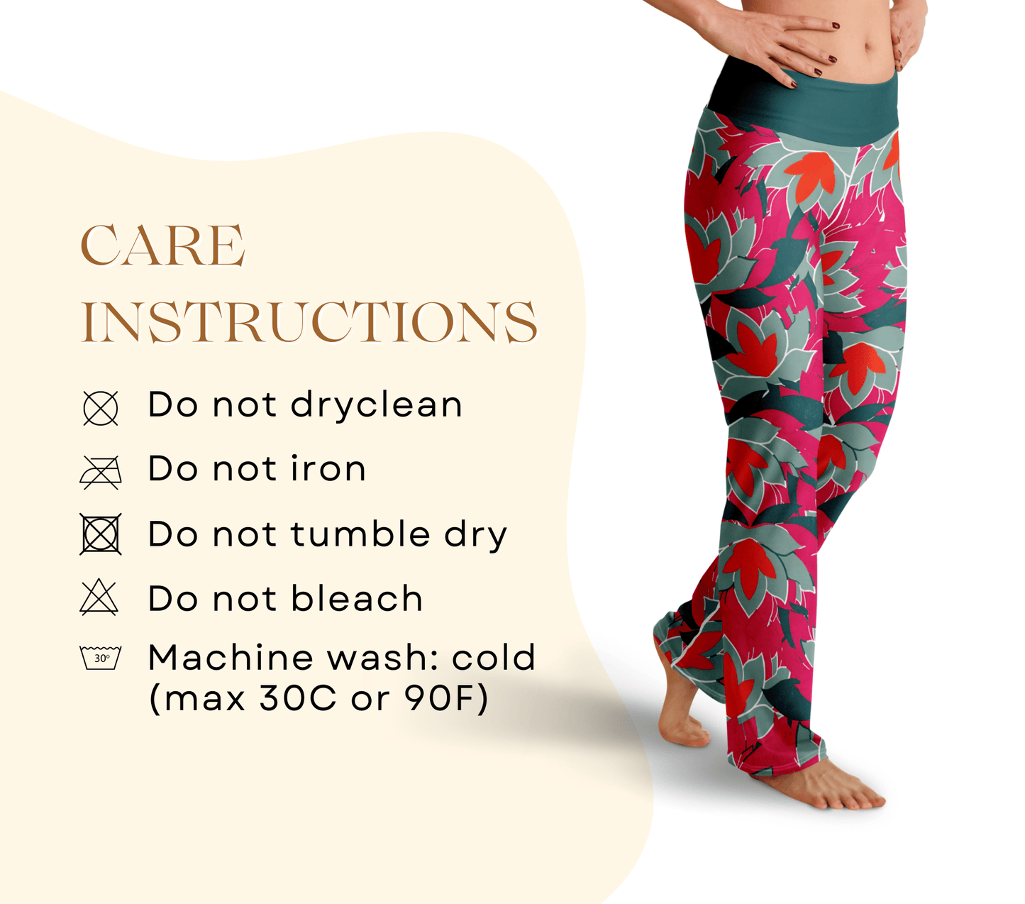 Chrishma of Daria Flare Yoga Pants Leggings