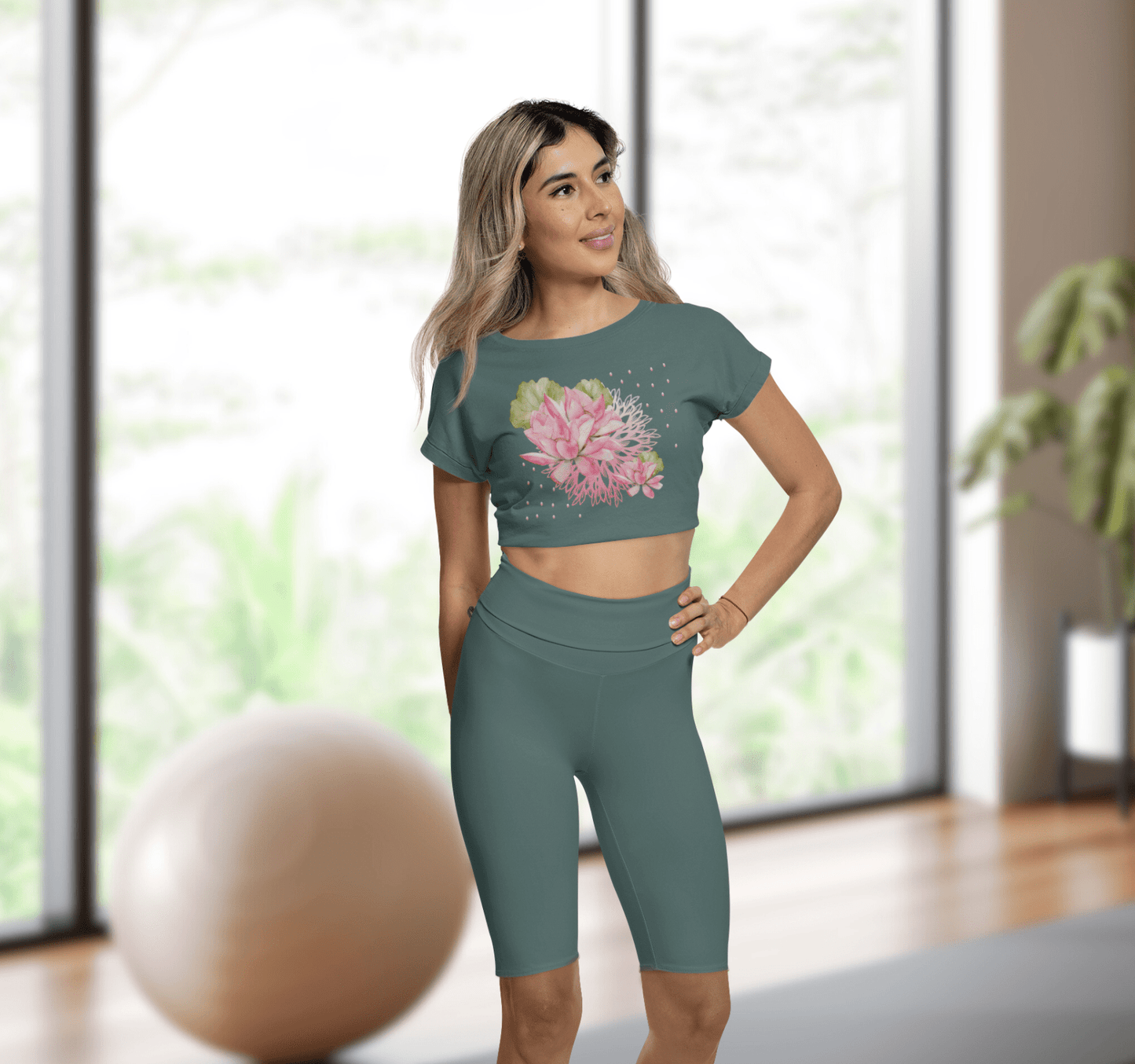 Parade Of Lights Yoga Shirt Crop Top for Women