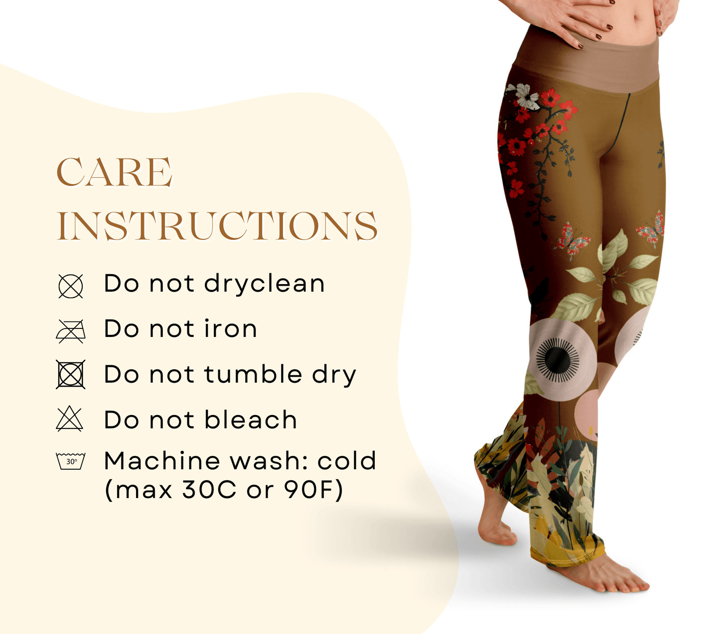 Rune Flare Yoga Pants Leggings for Women