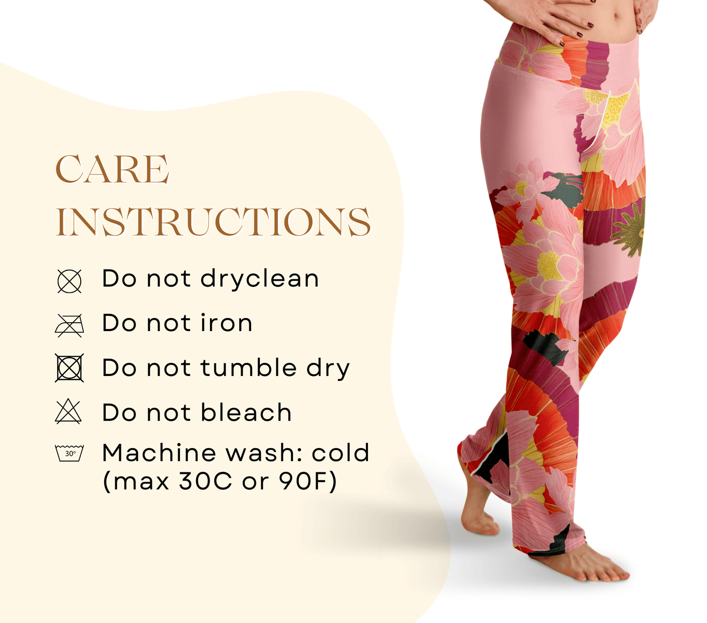 Loic Mandala Flare Yoga Pants Leggings for Women
