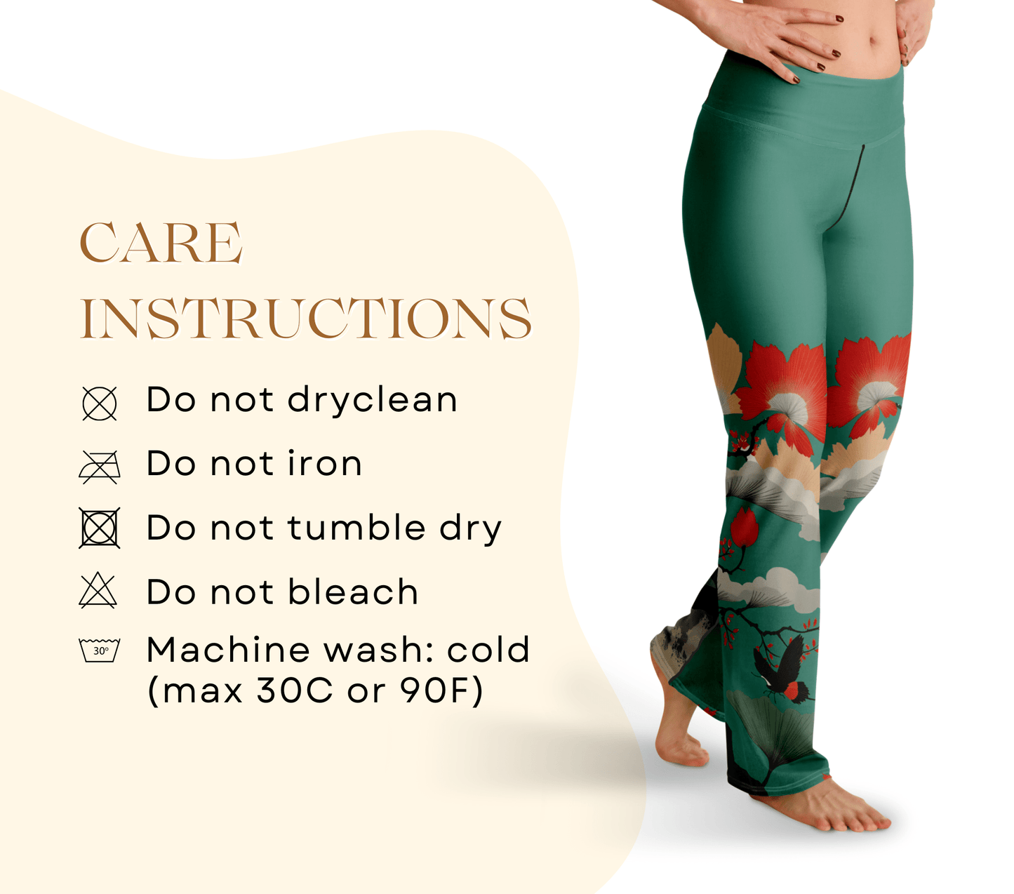 Nira Nature Flare Yoga Pants Leggings for Woman