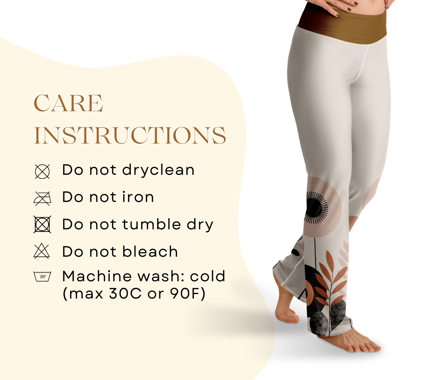 Killian Retro Flare Yoga Pants Leggings for Women