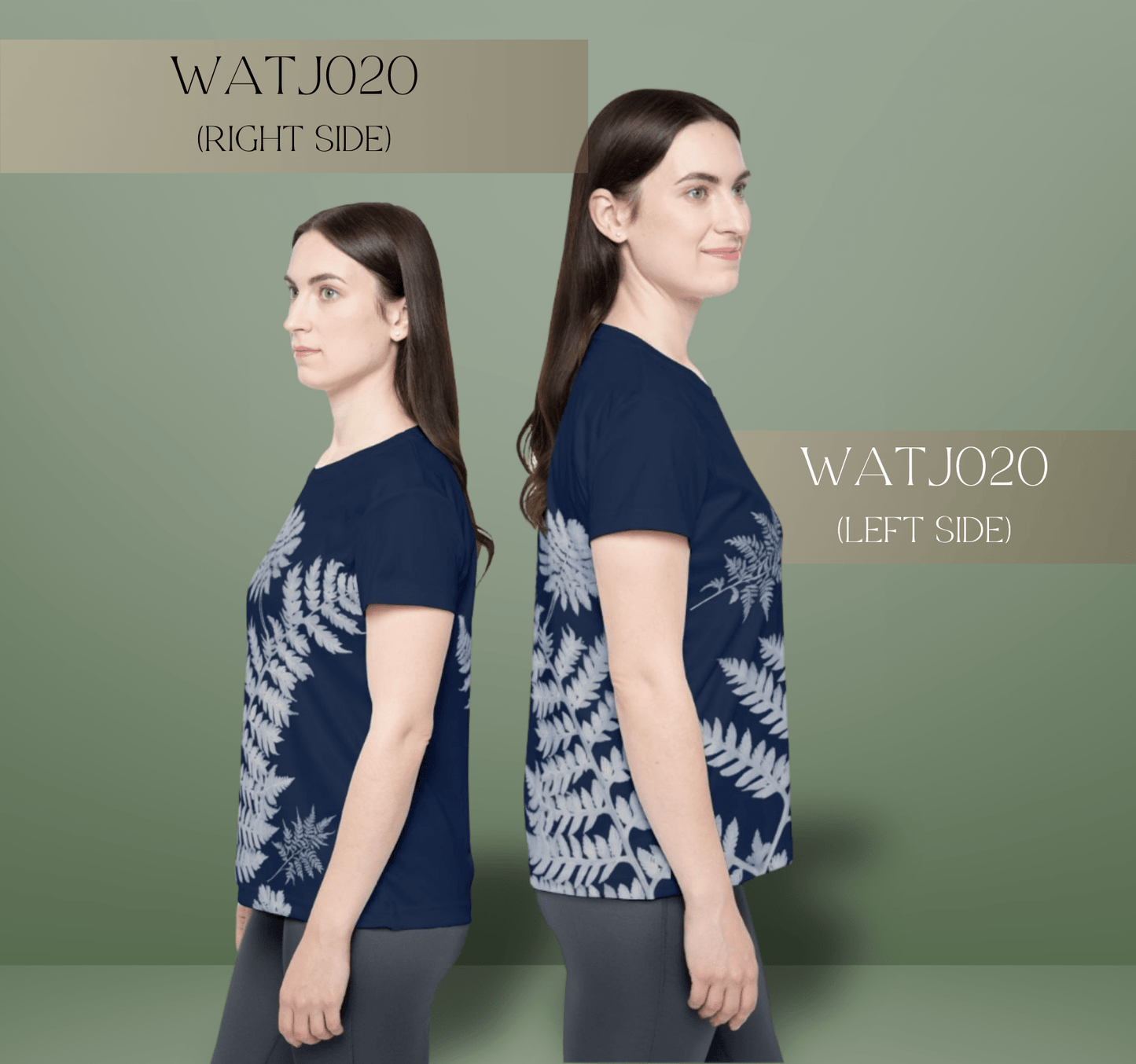 Ianthe Leaf Jersey Tee