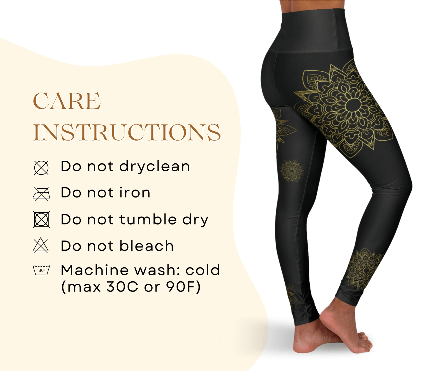 Flow Mandala Yoga Pants Leggings