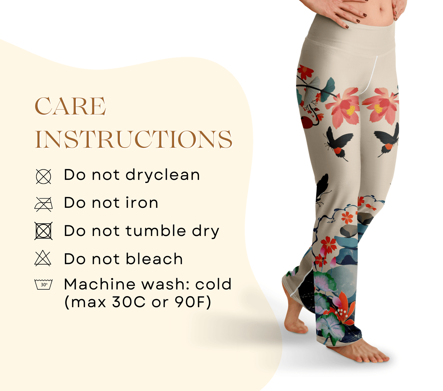 Lina Nature Flare Yoga Pants Leggings for Woman