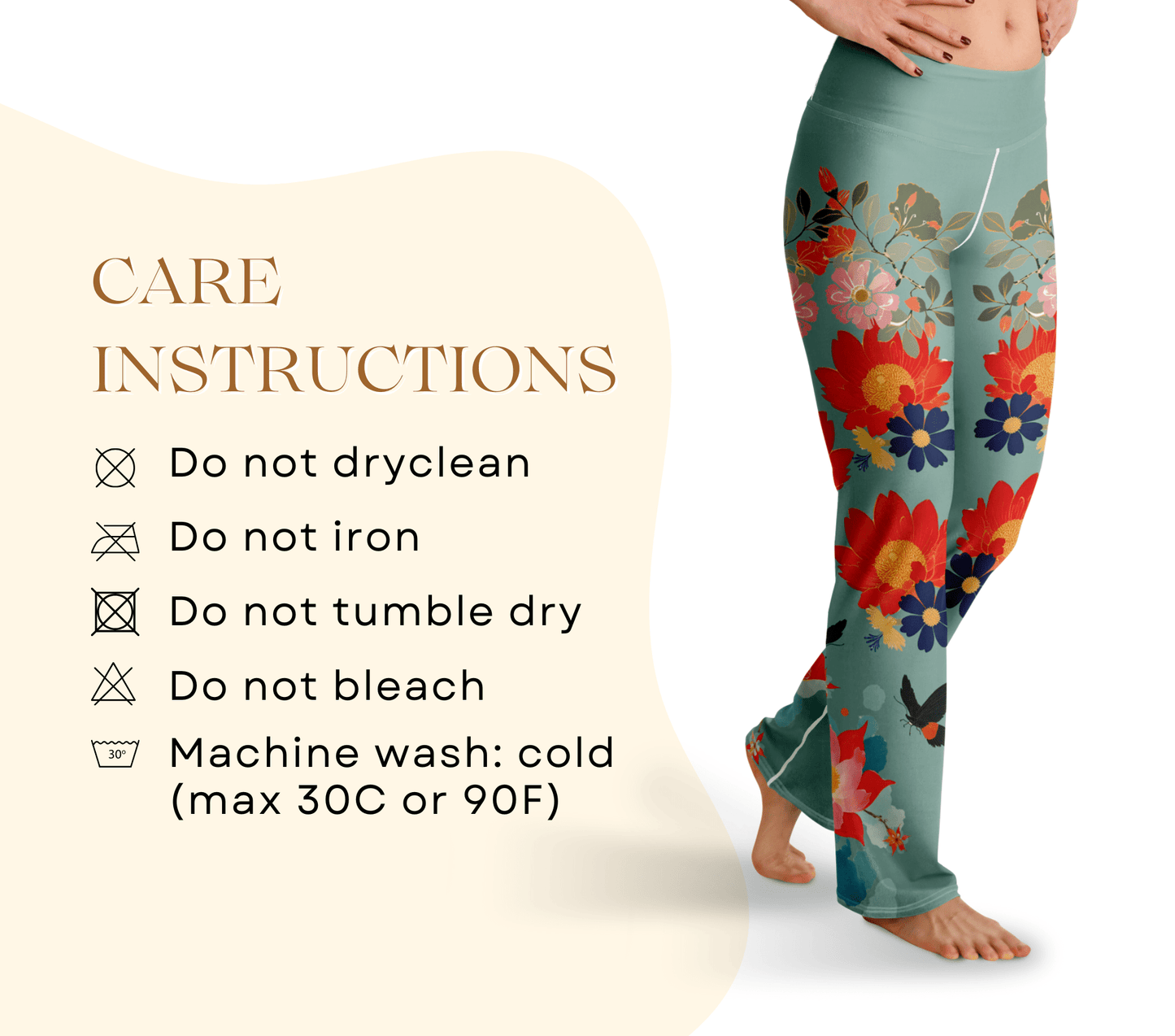 Mity Nature Flare Yoga Pants Leggings for Woman