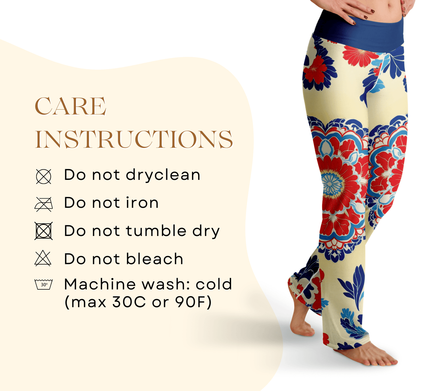 Bozzra Flare Yoga Pants Leggings for Woman