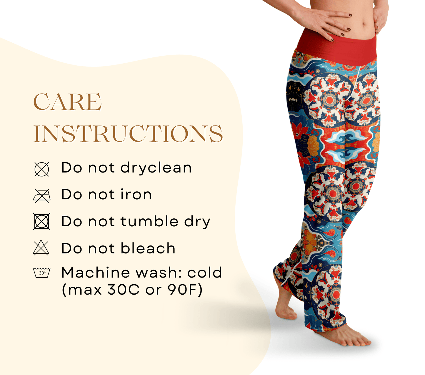 Mendel Flare Yoga Pants Leggings