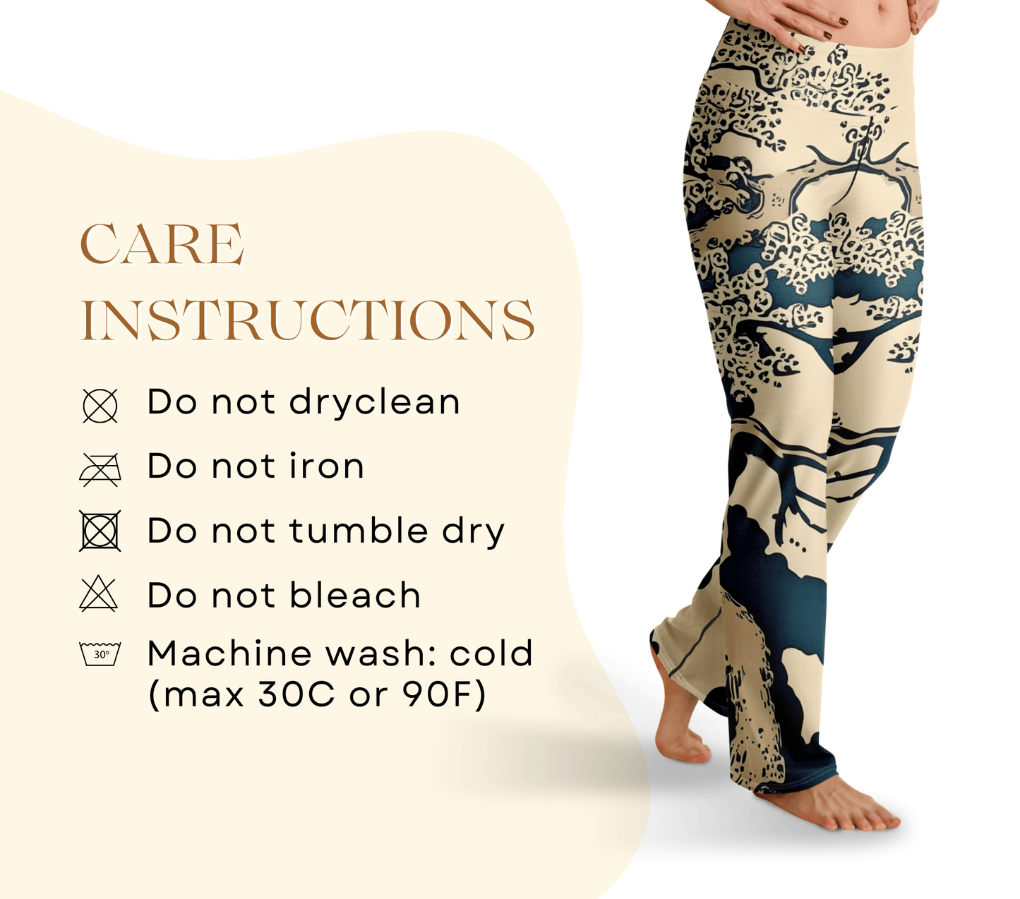 Statsi Nature Flare Yoga Pants Leggings for Woman